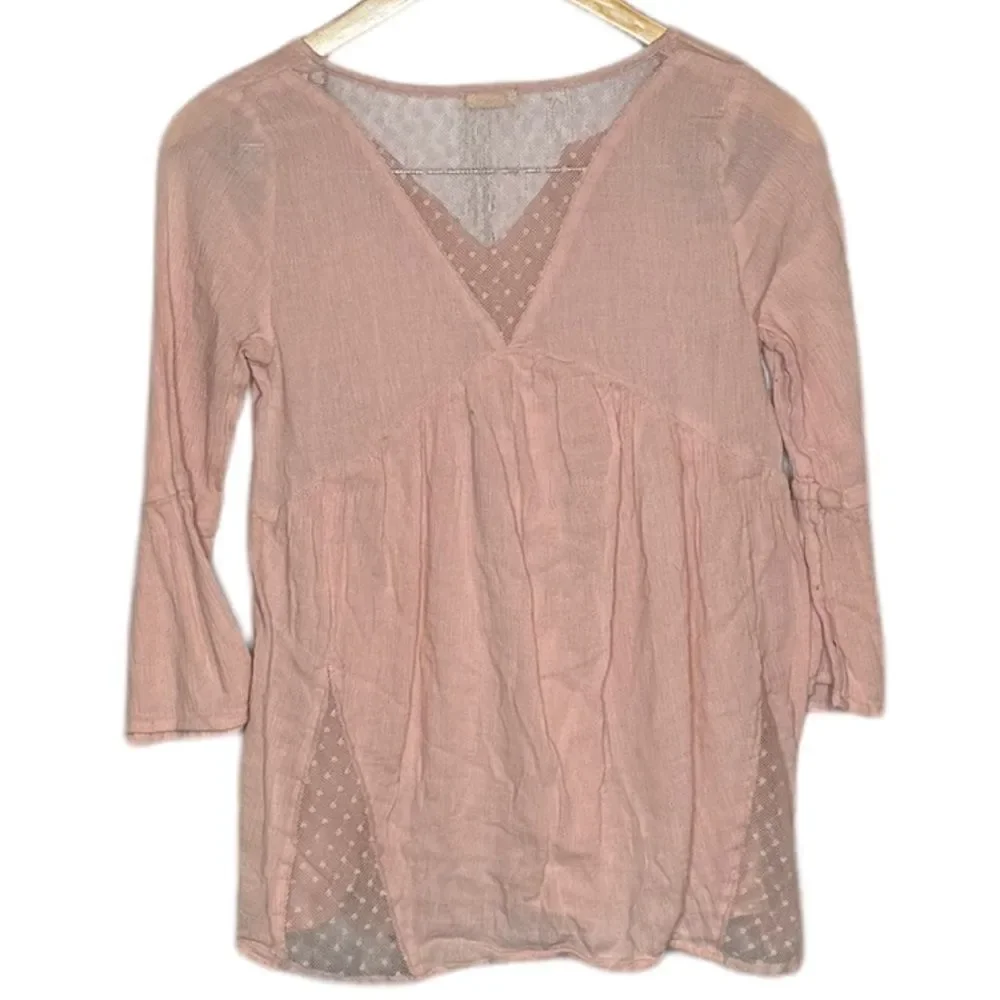 Hollister Pink Long Sleeve Top size XS - Picture 2 of 5